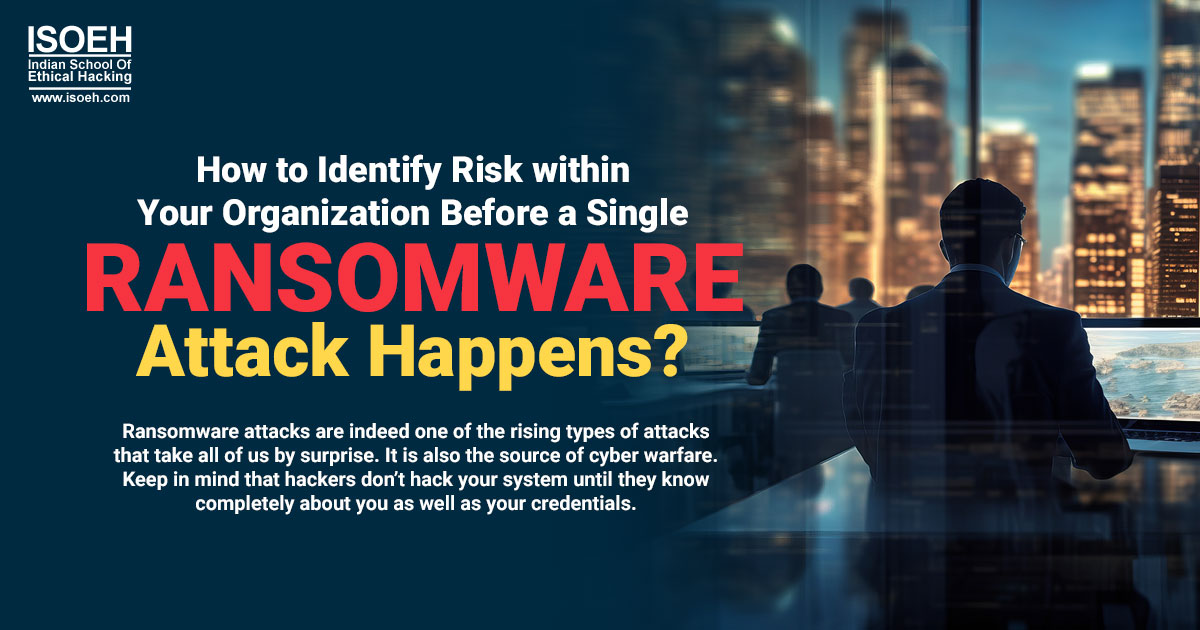 How to Identify Risk within Your Organization Before a Single Ransomware Attack Happens?