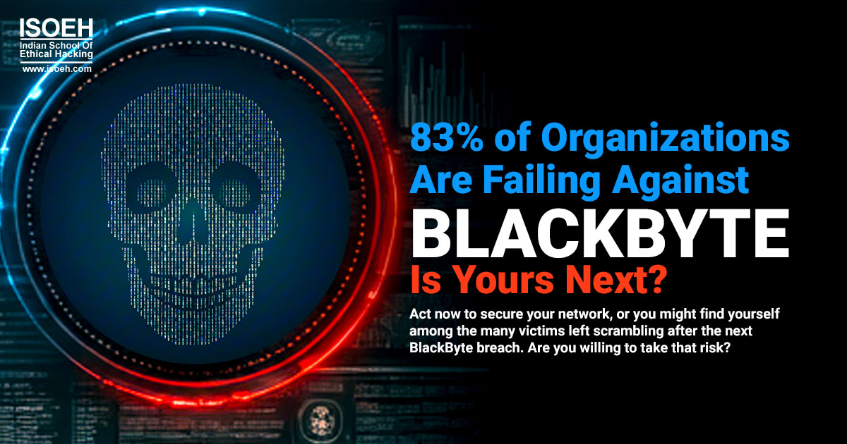 83% of Organizations Are Failing Against BlackByte - Is Yours Next?