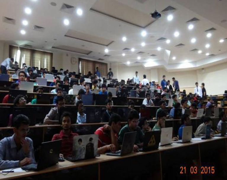 Ethical Hacking workshop at Vellore Institute of Technology, Vellore with combined students from two campuses - Vellore & Chennai VIT