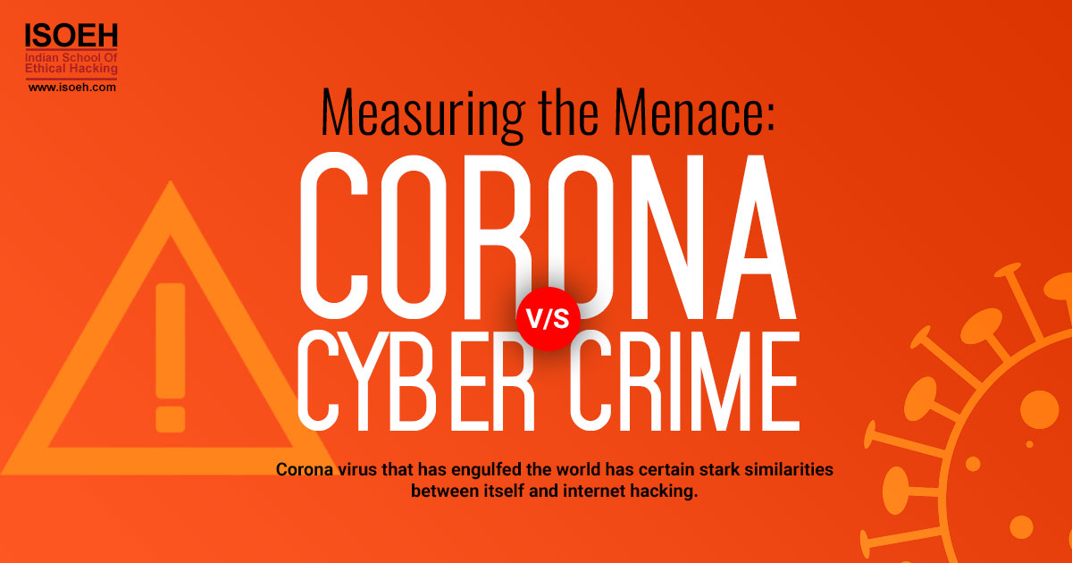 Measuring the Menace: Corona versus Cyber Crime