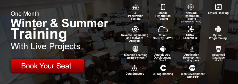 Winter Training With Live Projects