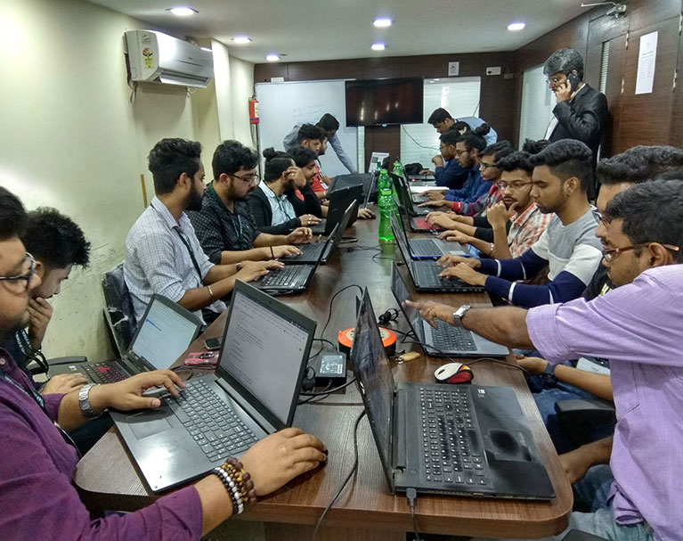 Kolkata Hackathon at ISOEH Kolkata office, December 2019