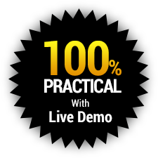 100% practical with live demo