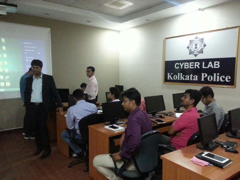 ISOAH conducting 'Cyber Security Workshop' at Cyber Cell Lalbazaar - Kolkata Police - November 2017